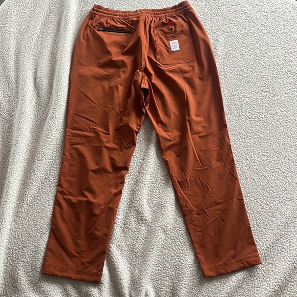 NWOT Topo Designs Women’s Boulder Climbing/Hiking Pants - Orange/Rust - Medium - Picture 11 of 15